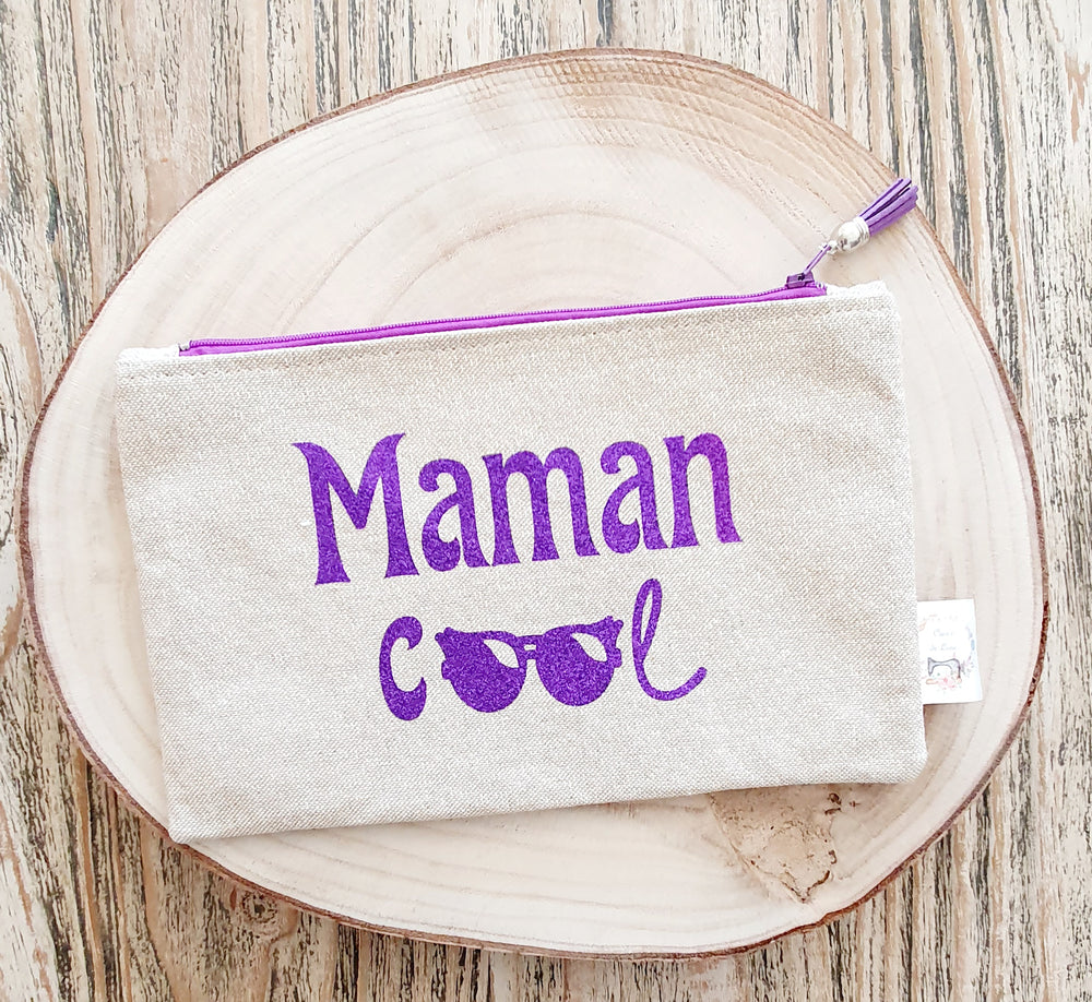 Pochette MAMAN Cool Violette