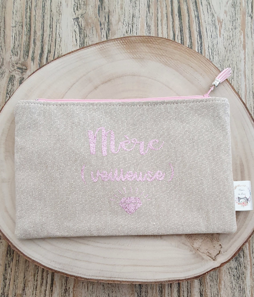 Pochette MERE Veilleuse Rose