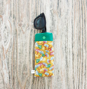Etui à lunettes Feuilles de Ginkgo Jaune