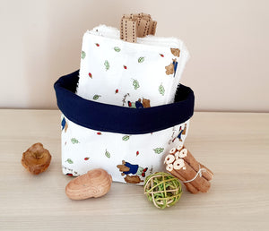 Lingettes lavables XL Hérisson Souris