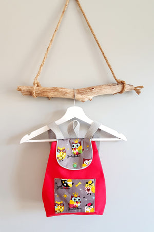 Sac à dos Hiboux Rouge