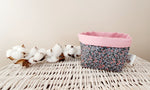 Petite panière de rangement "Liberty Rose"