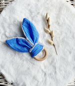 Hochet de dentition Petits Pois-Bleu