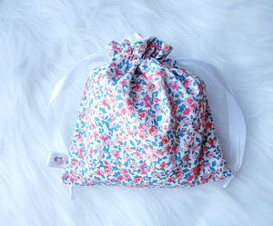 Lingettes lavables "Liberty Blanc"
