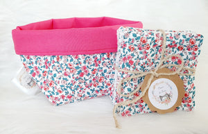 Lingettes lavables "Liberty Blanc"