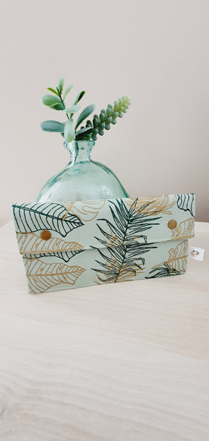 Pochette multi-usages Feuilles et Dorure