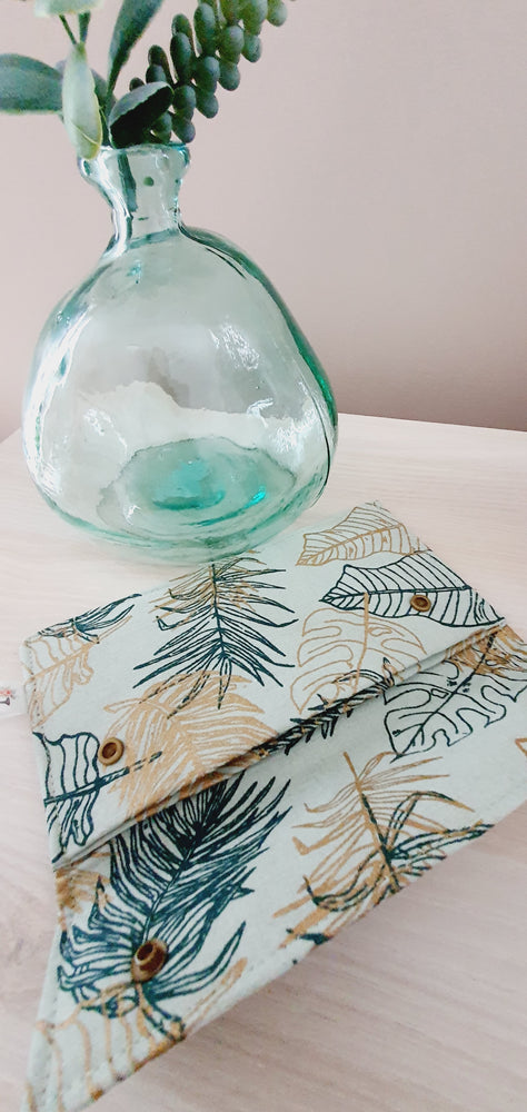 Pochette multi-usages Feuilles et Dorure