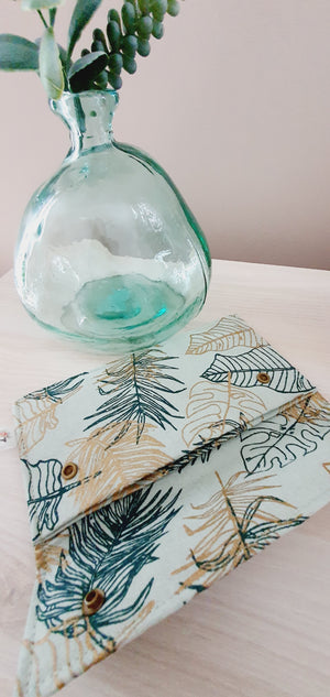 Pochette multi-usages Feuilles et Dorure