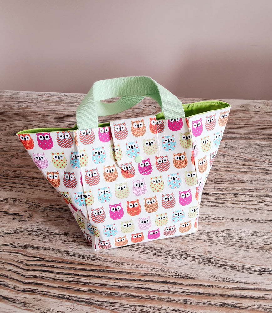 Sac à Repas "Chouette Color" + étui à couvert