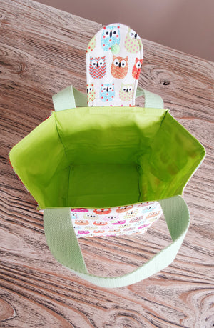 Sac à Repas "Chouette Color" + étui à couvert