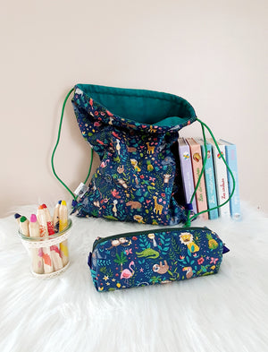 Collection "Jungle Bleu Marine"