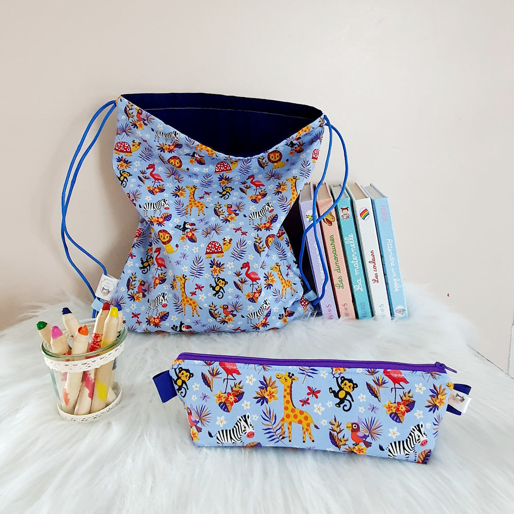 Collection "Jungle Bleu Ciel"