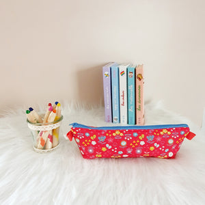 Trousse "Fleurie Rouge"