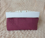 Panière à couches "Double gaze Aubergine"