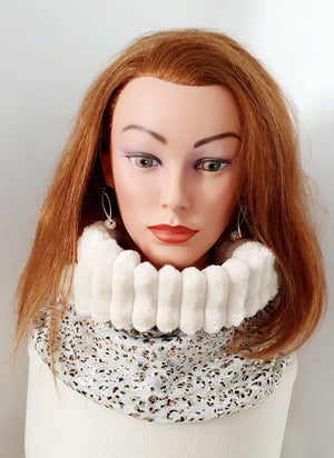 Snood Femme "Léopard Doré"