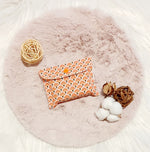 Pochette à Savon "Eventail Orange"