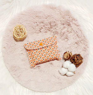 Pochette à Savon "Eventail Orange"