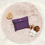 Pochette à Savon "Fuchsia et Marine"