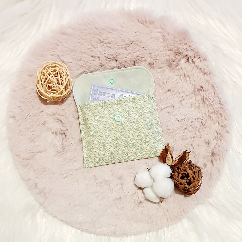 Pochette à Savon "Kikko Vert Pâle"