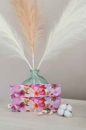 Pochette multi-usages "Aquarelle fleuri"