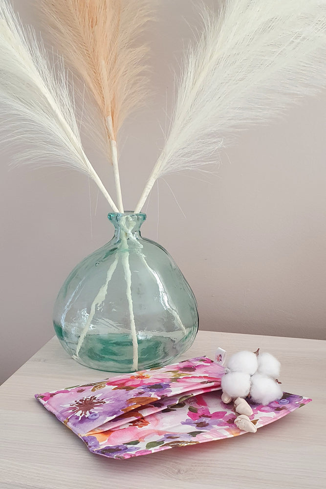 Pochette multi-usages "Aquarelle fleuri"