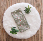 Etui brosse à dents "Fleur Amandier Vert"