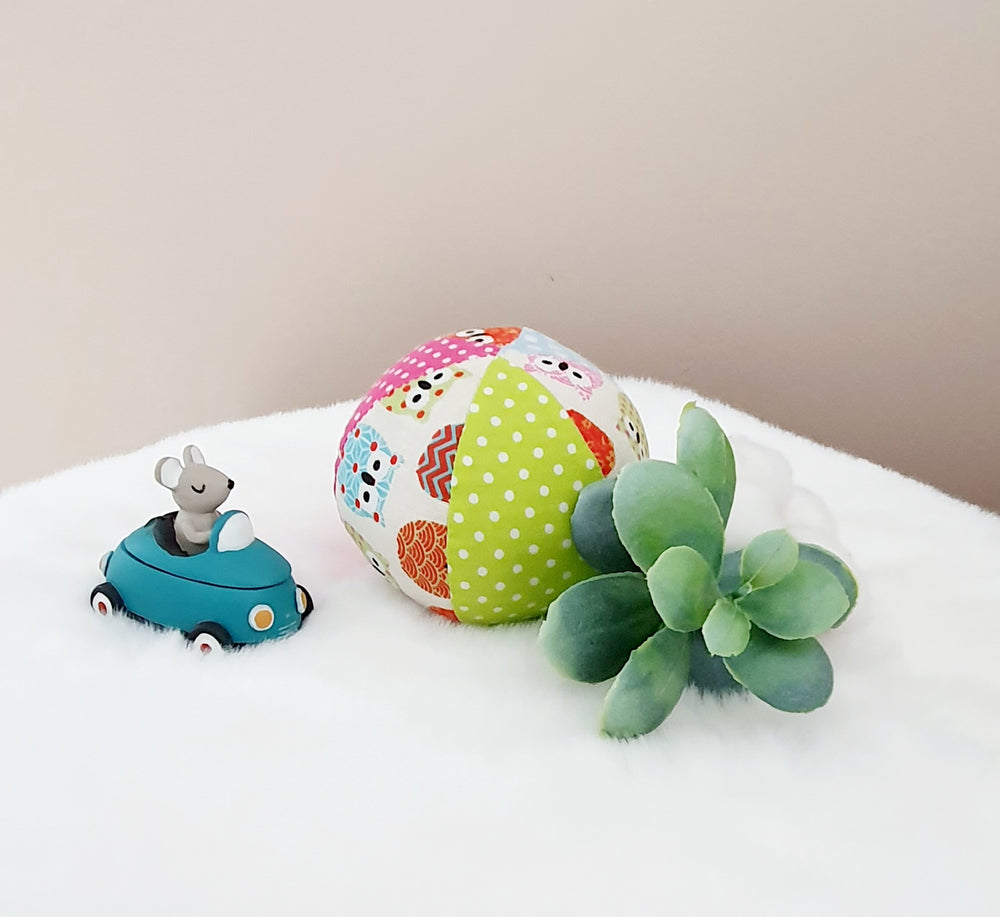 Petite Balle "Hiboux Color"