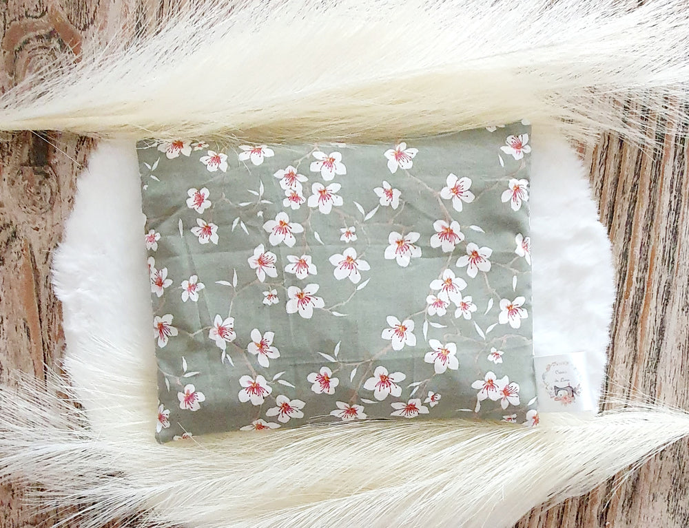 Bouillotte Fleur d'Amandier Vert